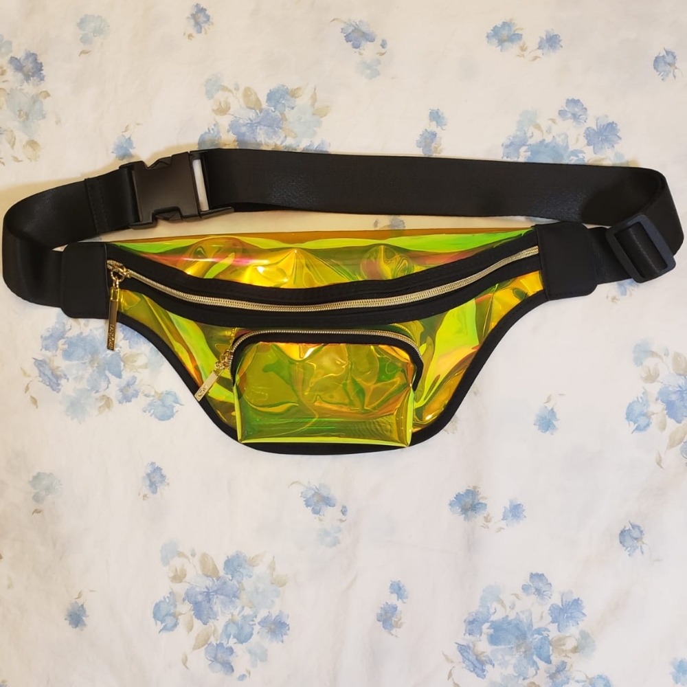 Lancome Holographic Belt Bag Yellow